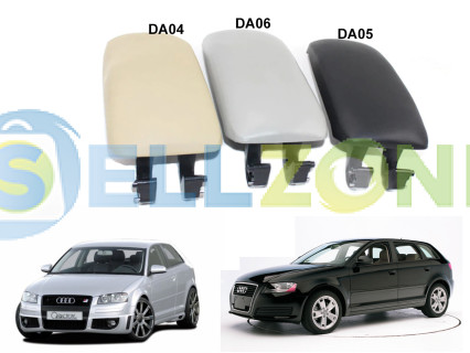 Δερμάτινο κάλυμμα υποβραχιόνιου τριών χρωμάτων για AUDI A3 8P A5 - DA04-DA06